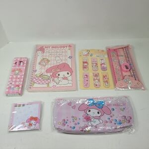 Sanrio Melody Kids Stationery Set - Pink